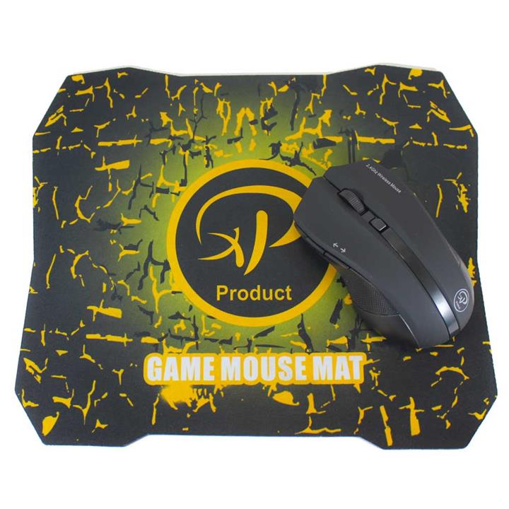 ماوس بی سیم ایکس پی پروداکت مدل XP-W10 به همراه ماوس پد